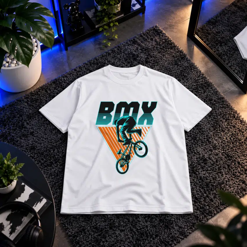 تیشرت دوچرخه BMX طرح پرش