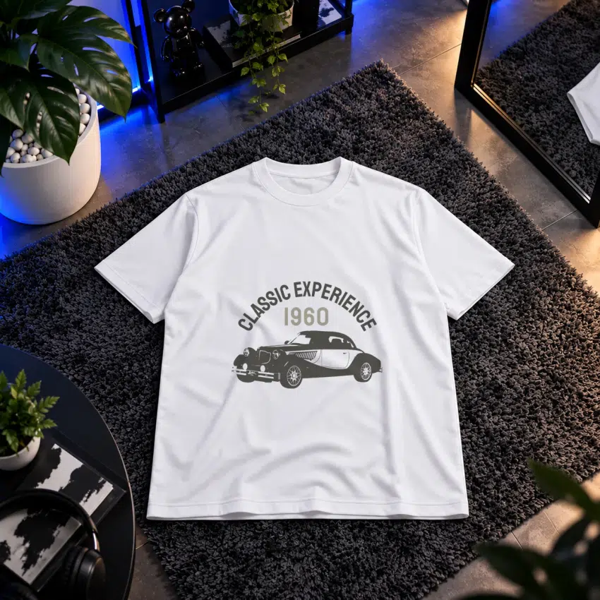 تیشرت ماشین کلاسیک طرح Classic Experience