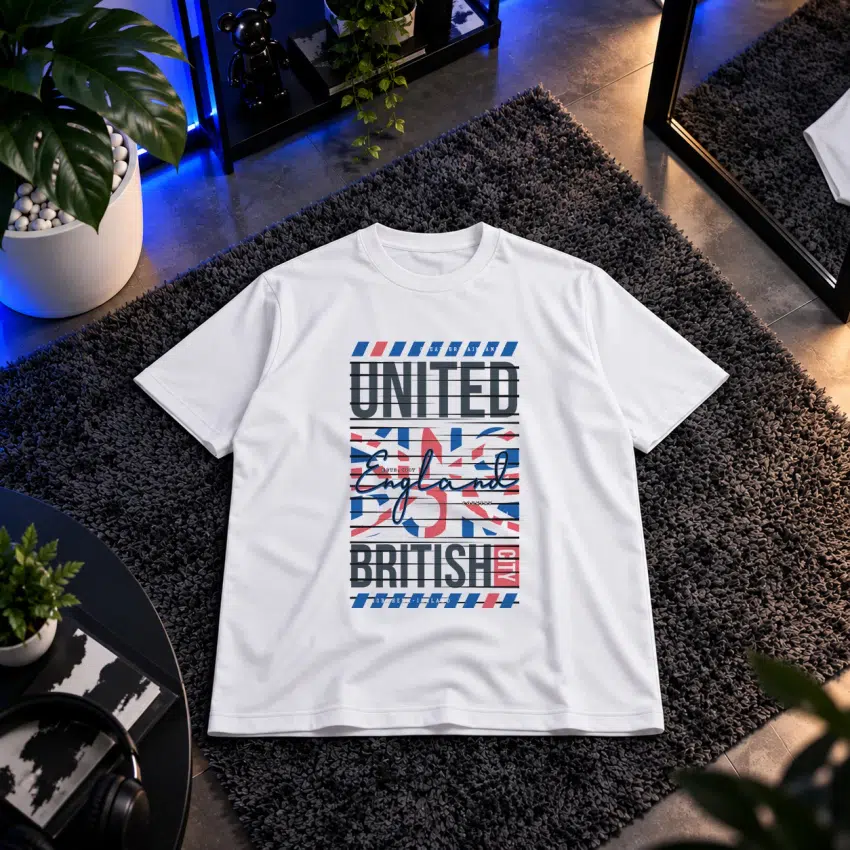 تیشرت طرح پرچم United British