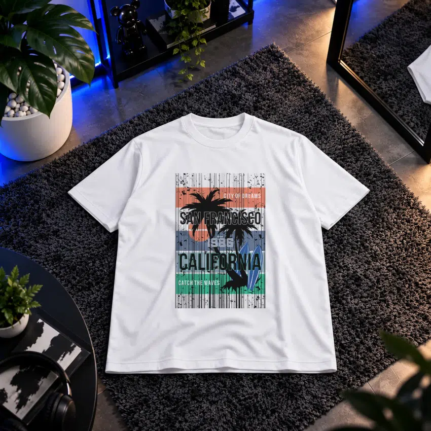 تیشرت ساحل طرح California