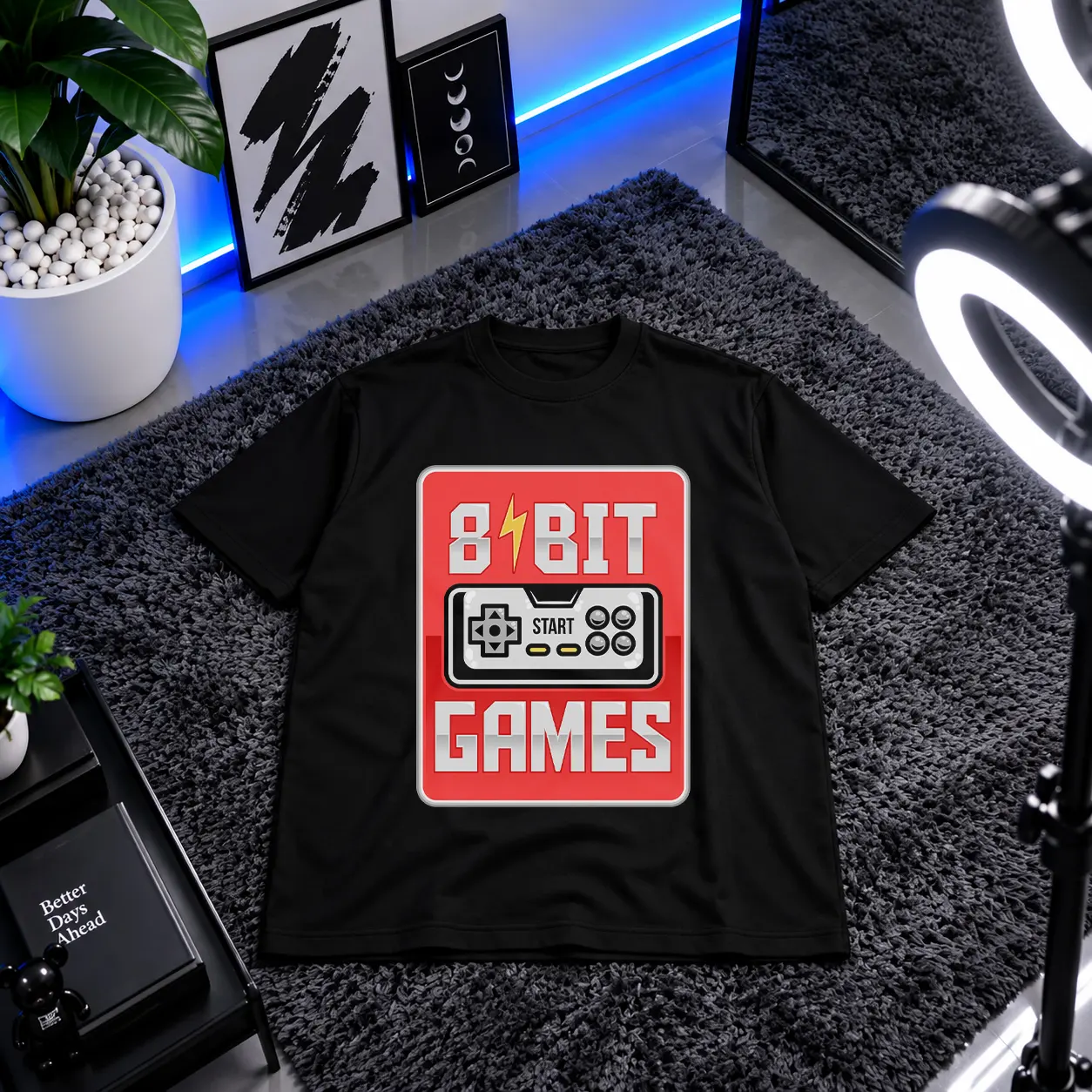 تیشرت گیمینگ طرح 8 Bit Games کد 15666