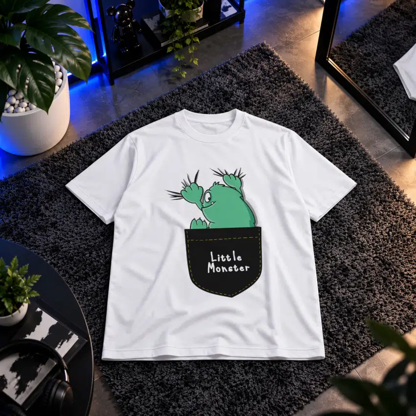 تیشرت هیولا طرح جیب Little Monster