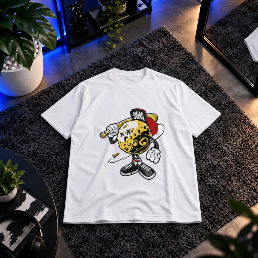 تیشرت طرح کوکی کاراکتر بیسبال Swag