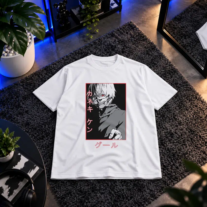تیشرت انیمه توکیو غول طرح کن کانکی (Ken Kaneki)