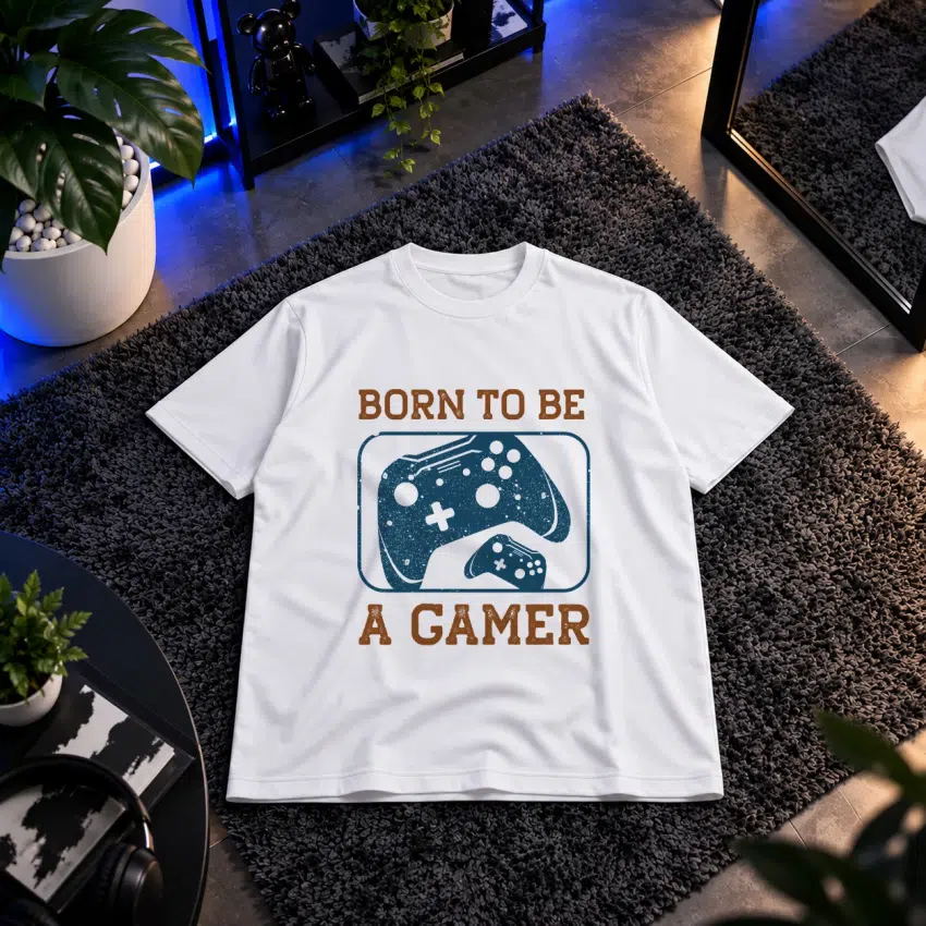 تیشرت طرح دسته بازی Born to Be a Gamer