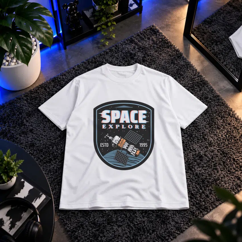 تیشرت طرح ماهواره Space Explore