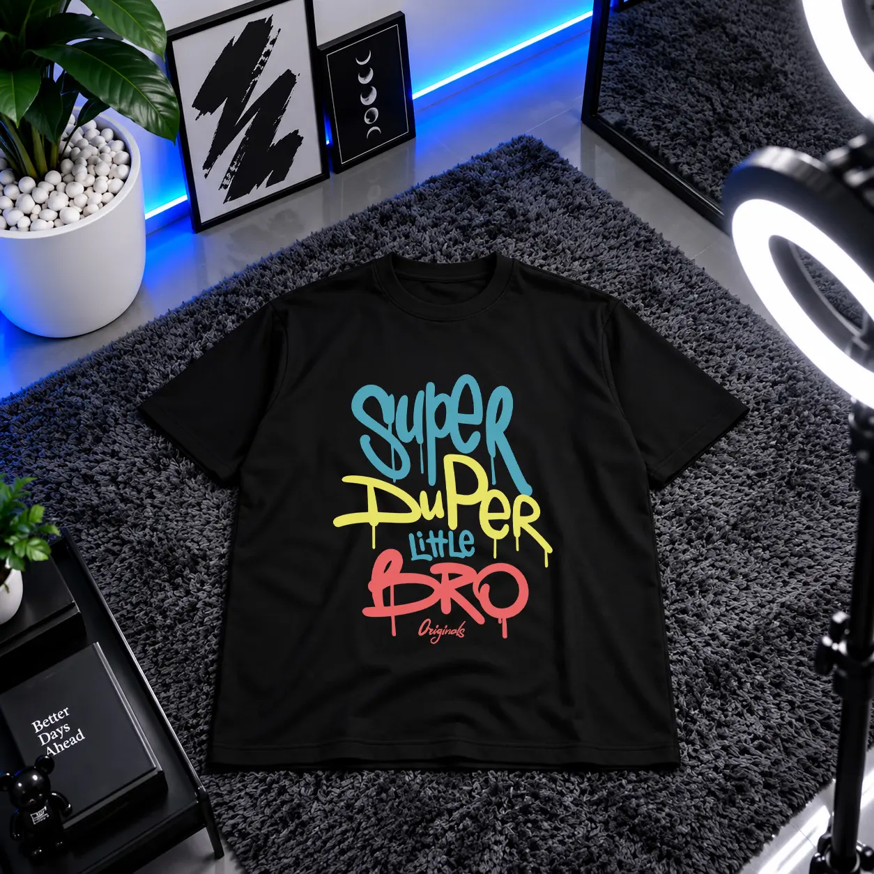 تیشرت برادر طرح Super Duper Little Bro کد 16493