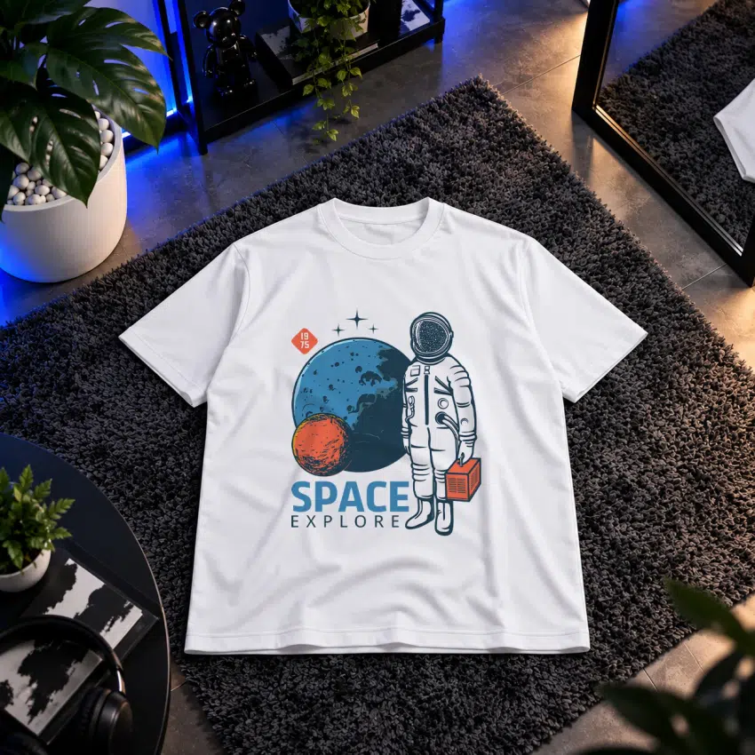 تیشرت فضانورد طرح Space Explore مریخ