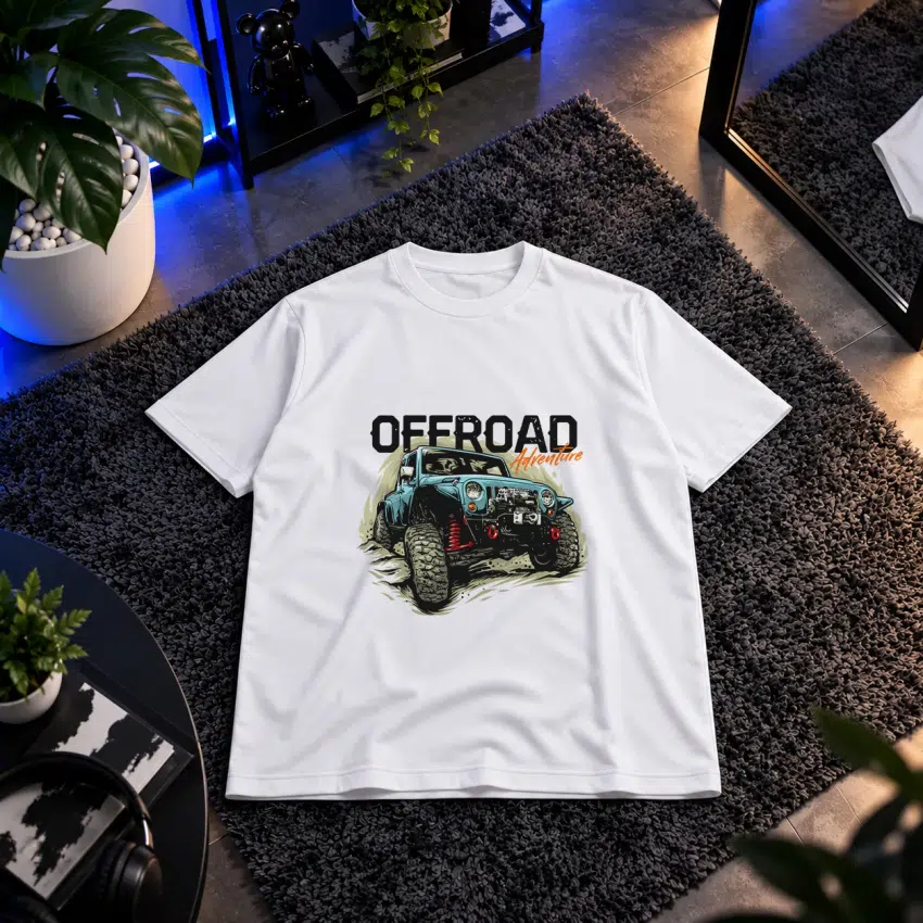 تیشرت خودرو طرح آفرود Offroad Adventure
