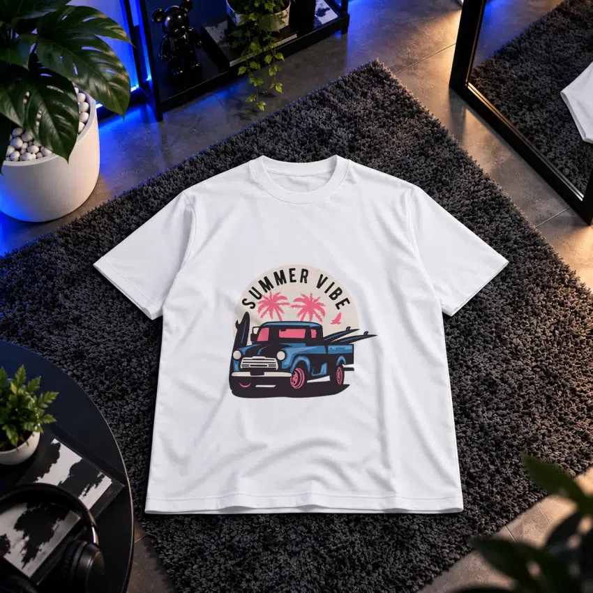 تیشرت خودرو طرح Summer Vibe وانت