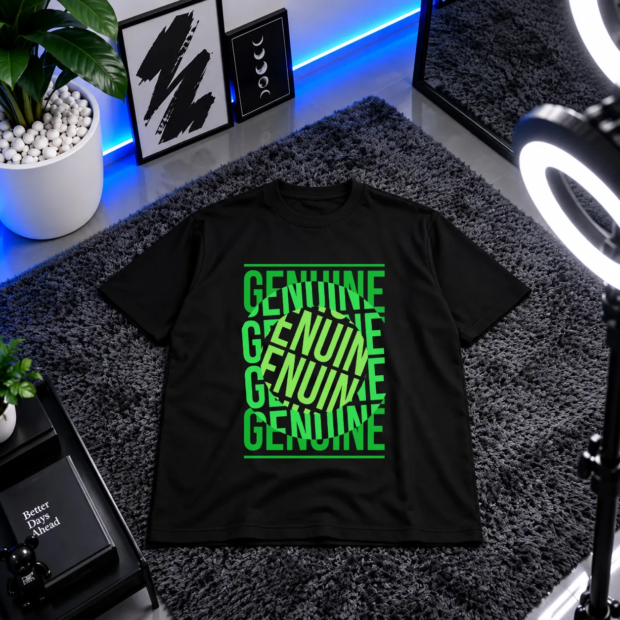 تیشرت تایپوگرافی Genuine کد 17028