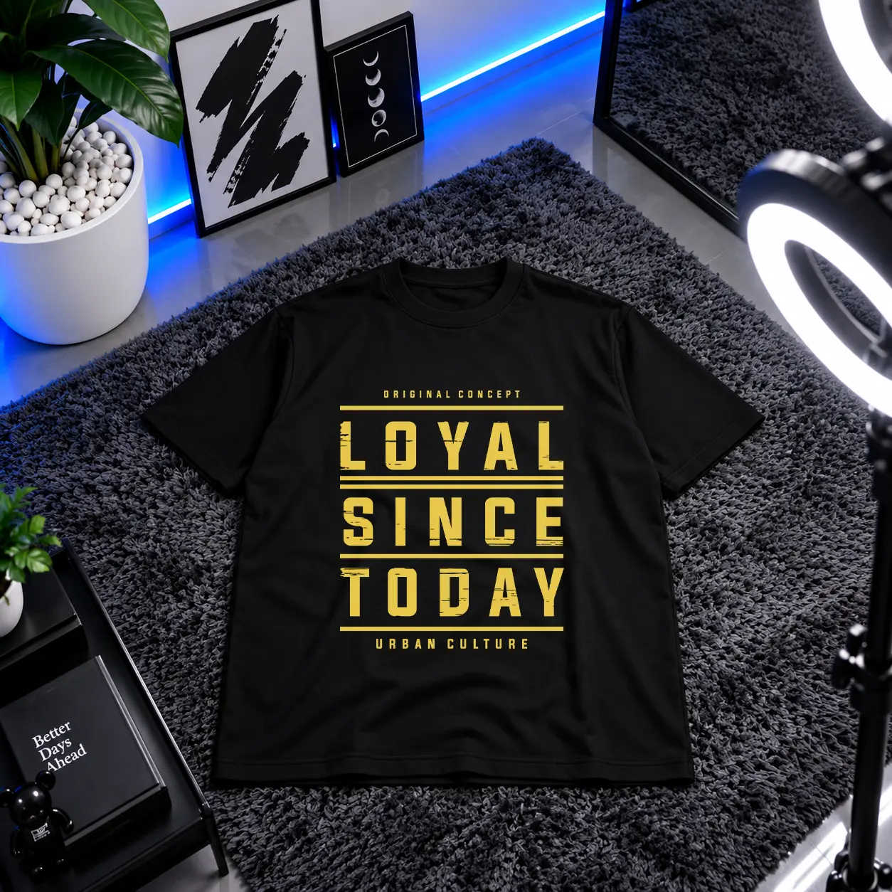 تیشرت استریت‌ویر طرح Loyal Since Today کد 17031