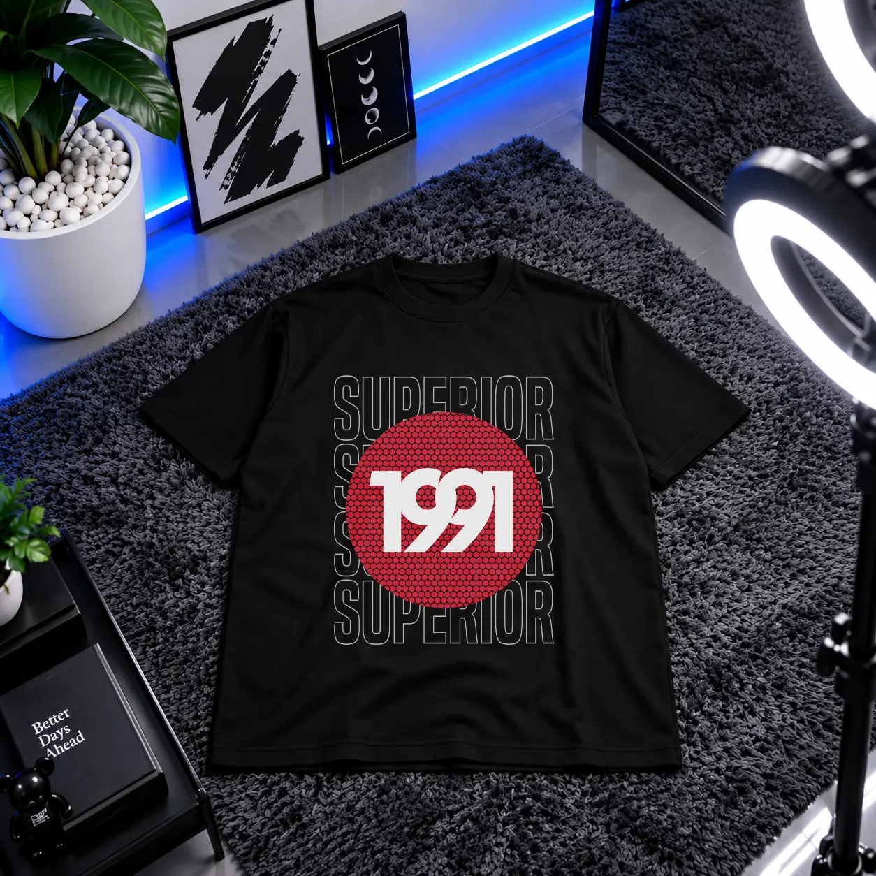 تیشرت نوشته Superior 1991 کد 17047