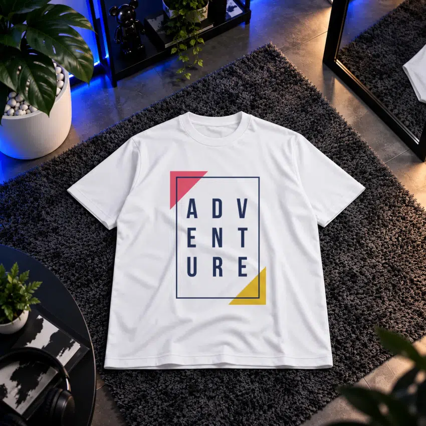 تیشرت ماجراجویی طرح تایپوگرافی Adventure