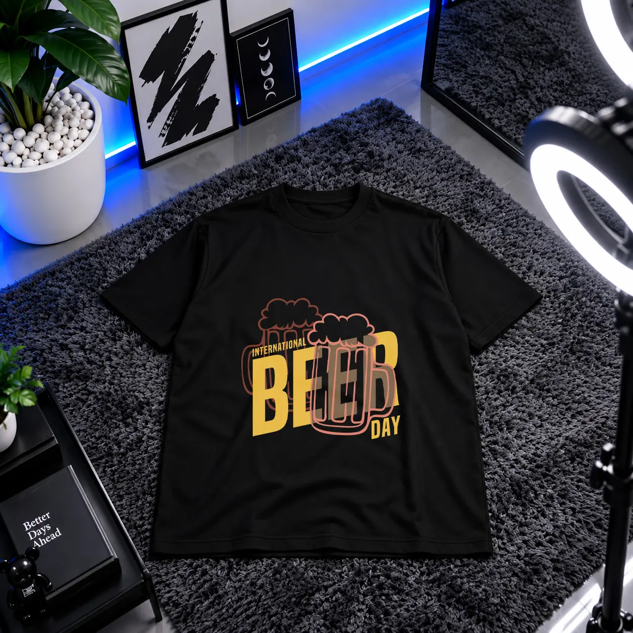 تیشرت روز جهانی آبجو طرح Beer Day کد 17082