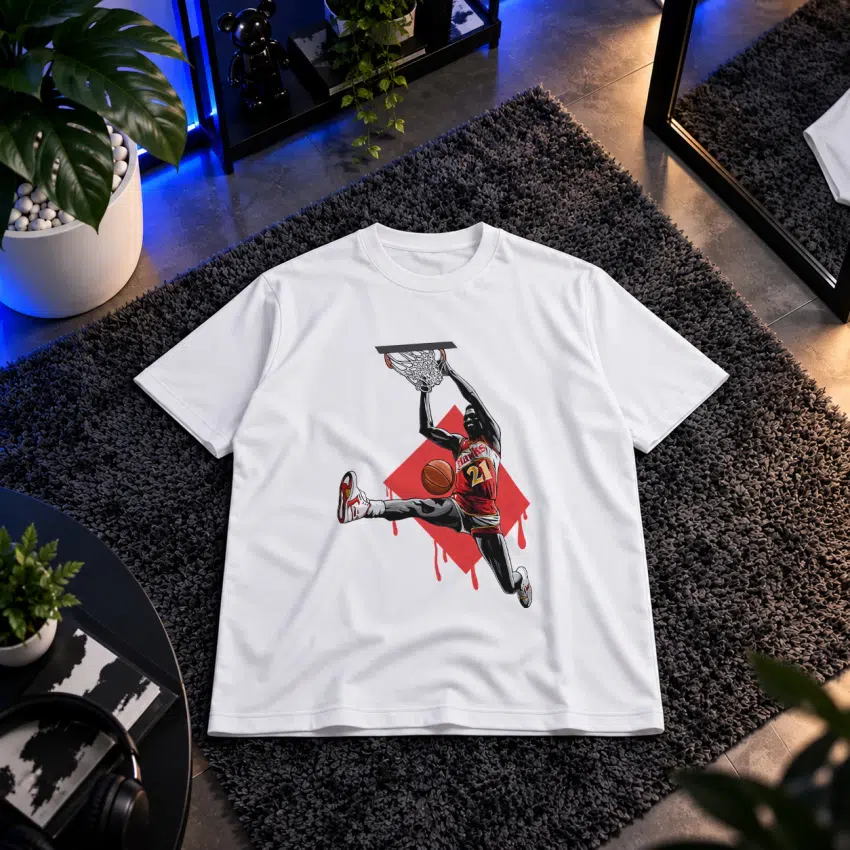 تیشرت مایکل جردن طرح دانک بسکتبال (Michael Jordan)