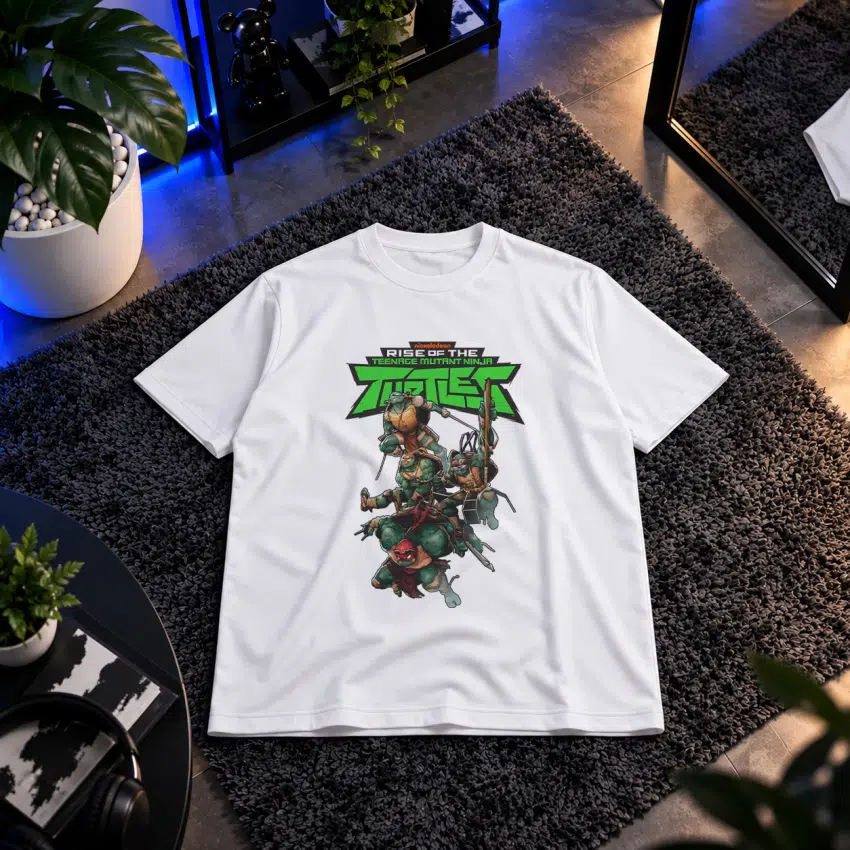 تیشرت لاک‌پشت‌های نینجا طرح گروه مبارزان (TMNT)
