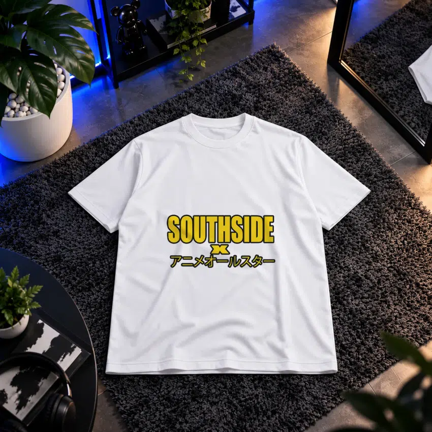 تیشرت تایپوگرافی Southside طرح ژاپنی