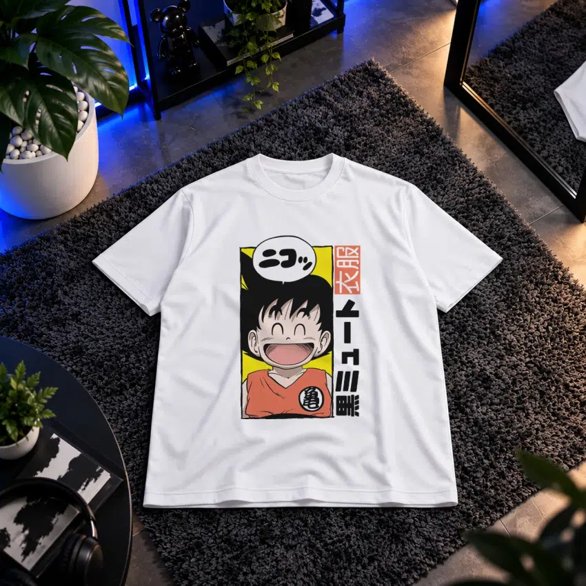 تیشرت انیمه دراگون بال طرح گوکو کودک (Goku)