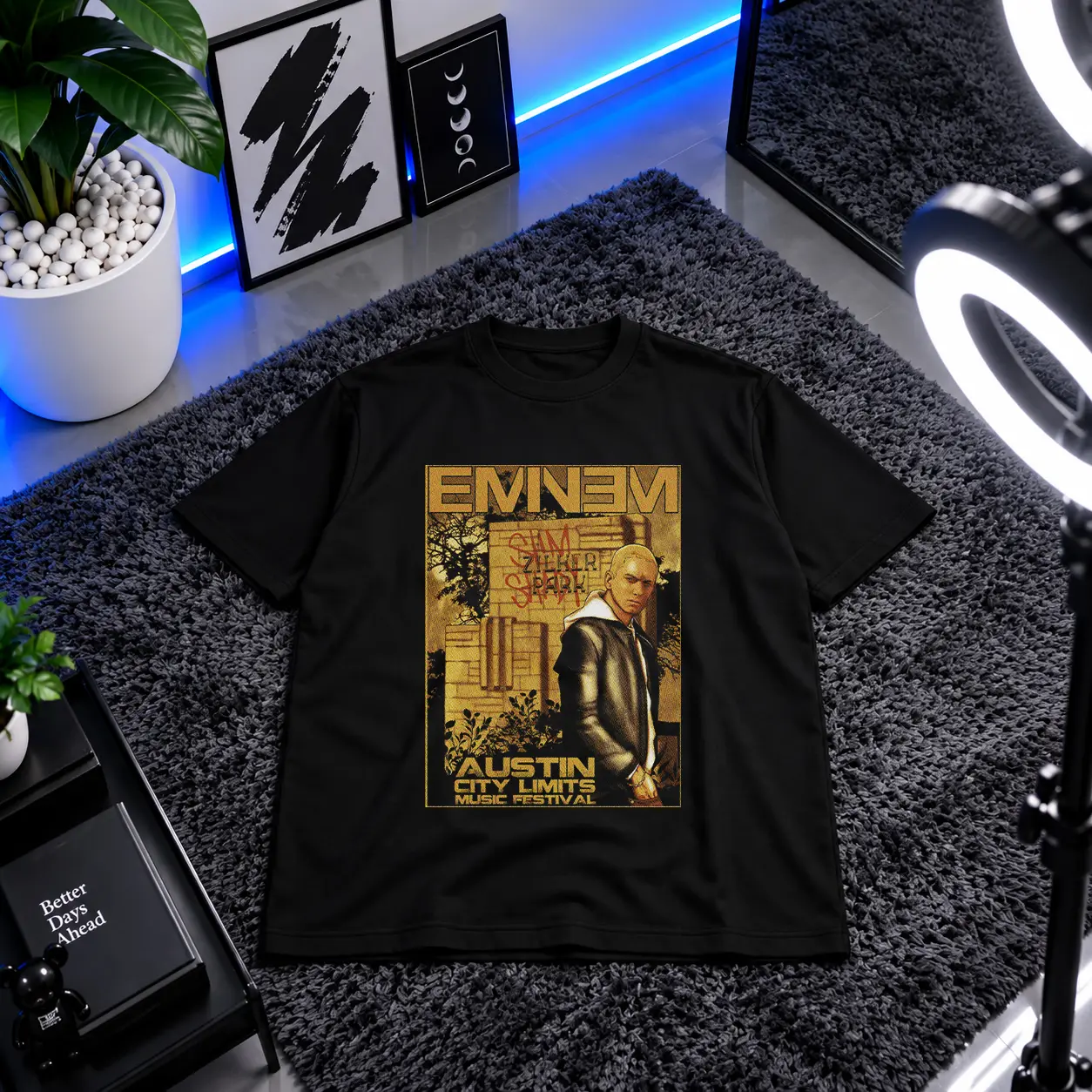 تیشرت امینم طرح پوستر Austin City Limits (Eminem) کد 18419