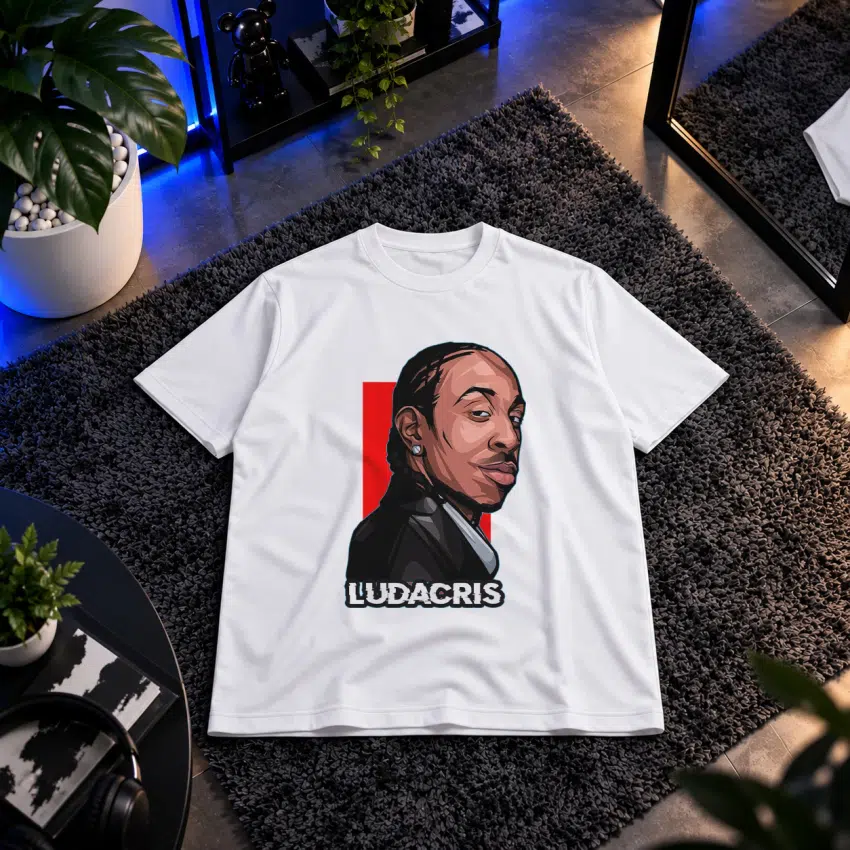 تیشرت طرح پرتره لوداکریس (Ludacris)