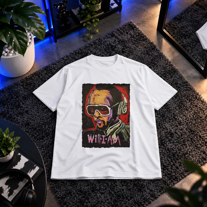 تیشرت طرح پرتره ویل آی ام (will.i.am)
