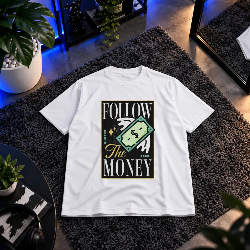 تیشرت نوشته Follow The Money