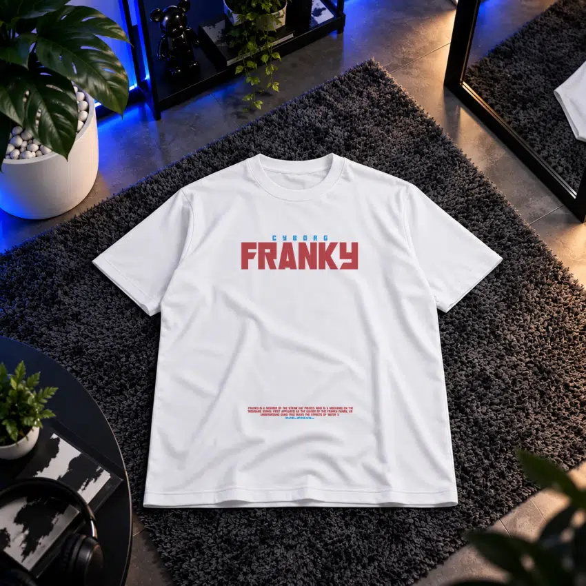 تیشرت انیمه وان پیس طرح فرانکی (Cyborg Franky)