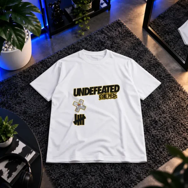 تیشرت انیمه وان پیس طرح Undefeated کد 18843