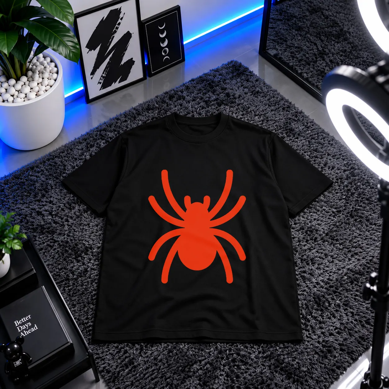 تیشرت مرد عنکبوتی طرح لوگوی عنکبوت (Spider-Man) کد 1892