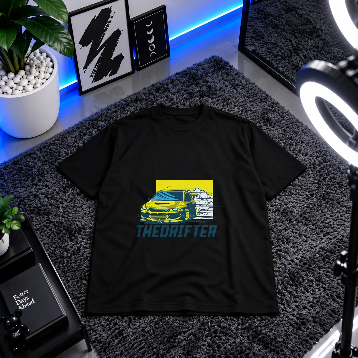 تیشرت ماشین طرح The Drifter کد 18965