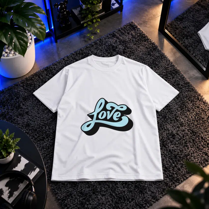 تیشرت تایپوگرافی رترو Love