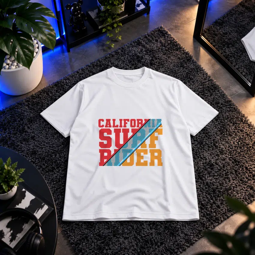تیشرت طرح California Surf Rider