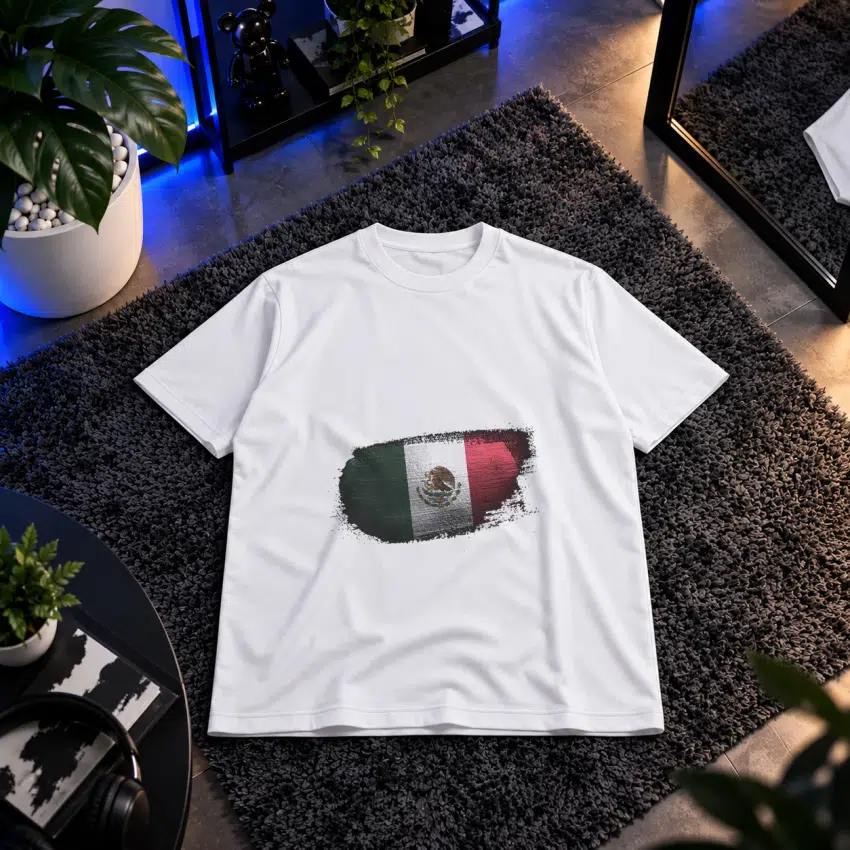 تیشرت طرح پرچم مکزیک