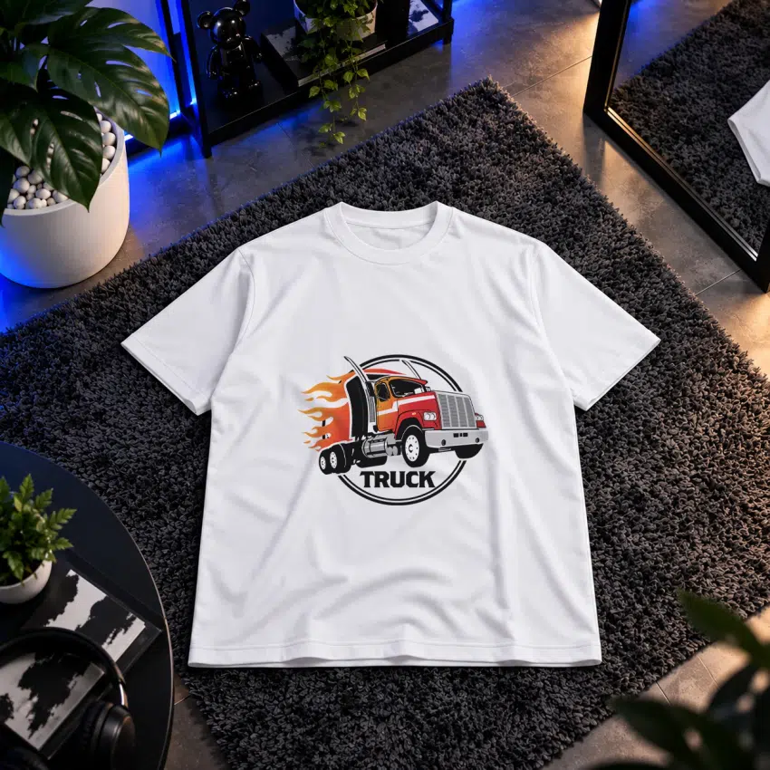 تیشرت کامیون طرح بج Truck