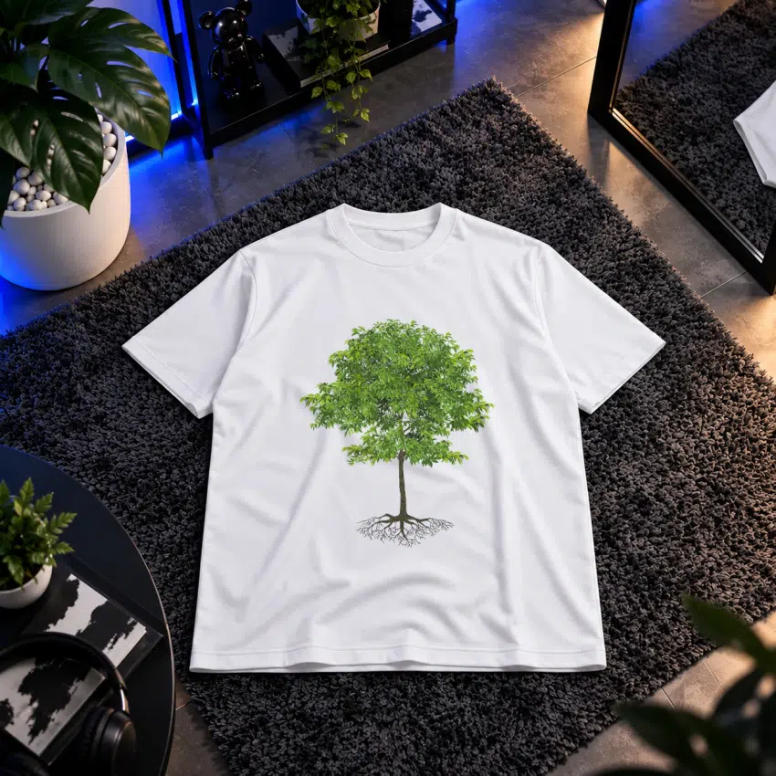 تیشرت درخت طرح ریشه