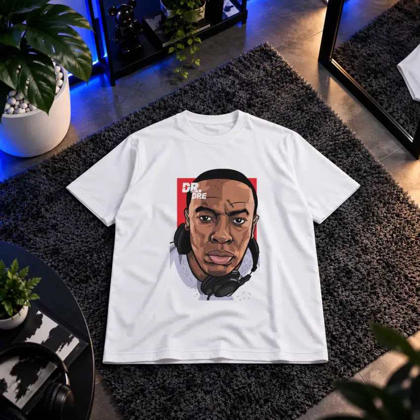 تیشرت رپر طرح پرتره دکتر دره (Dr. Dre)
