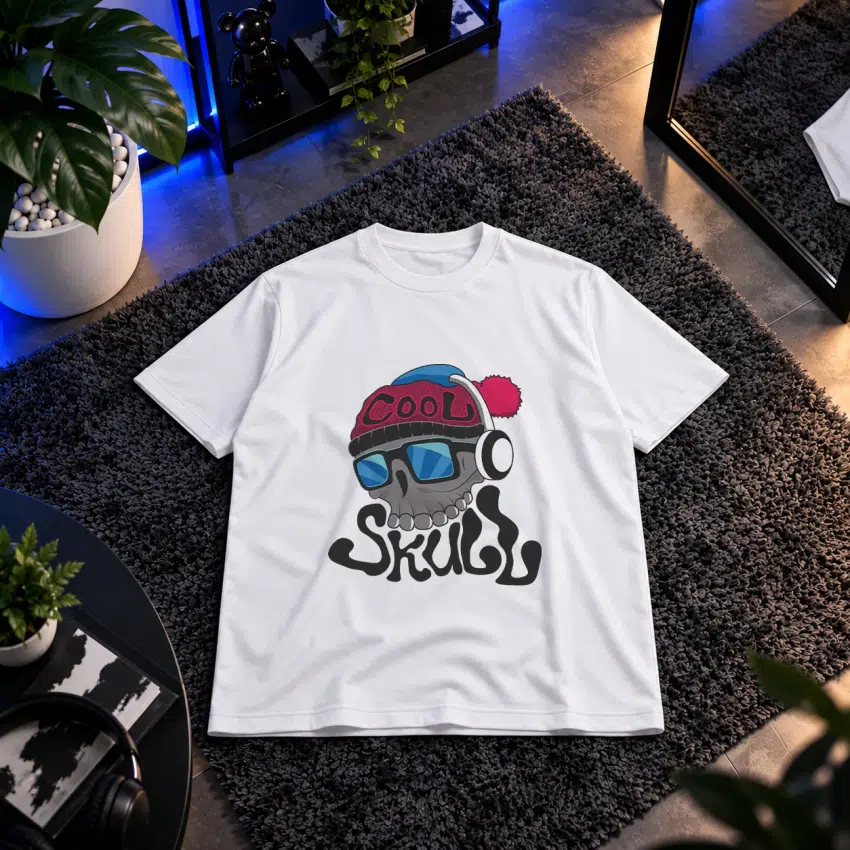 تیشرت جمجمه طرح کلاه‌بافت (Cool Skull)