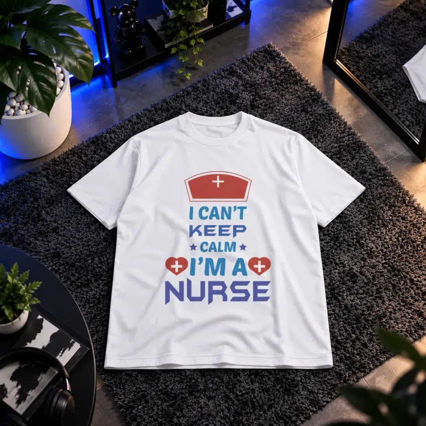 تیشرت پرستار طرح I Can't Keep Calm I'm A Nurse