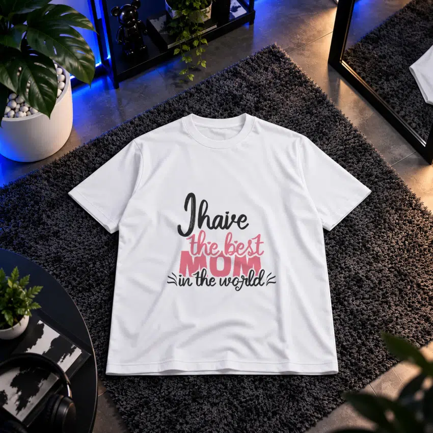تیشرت مادر طرح I Have The Best Mom In The World کد 20552