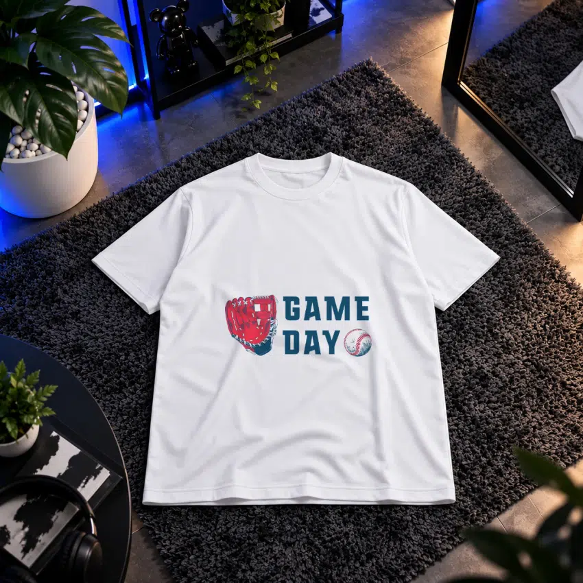 تیشرت بیسبال طرح Game Day کد 20631