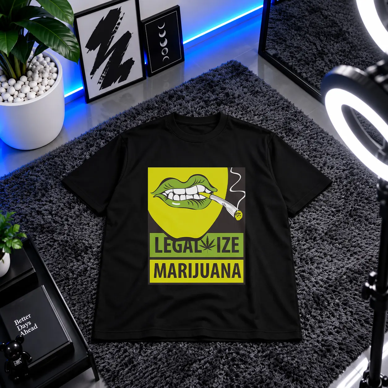 تیشرت نوشته Legalize Marijuana کد 20931