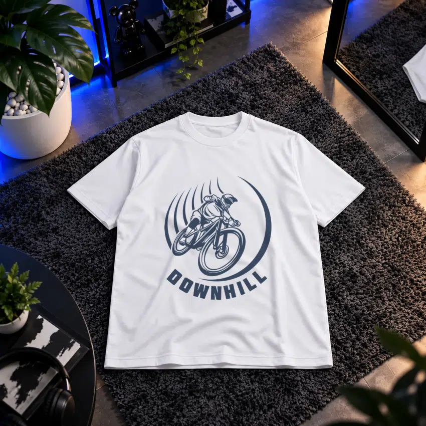 تیشرت دوچرخه طرح Downhill