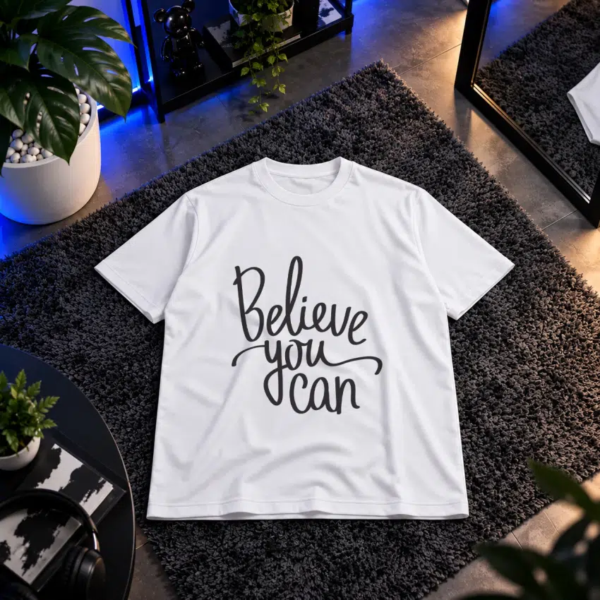 تیشرت نوشته Believe You Can