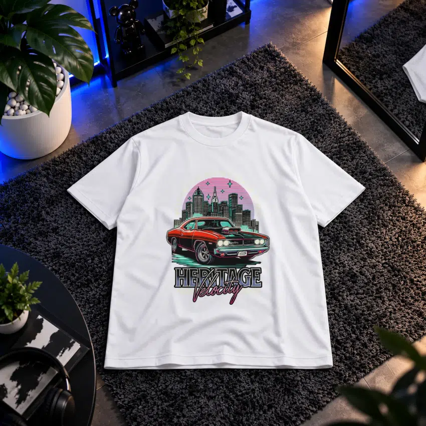 تیشرت دوج چلنجر کلاسیک طرح Heritage Velocity