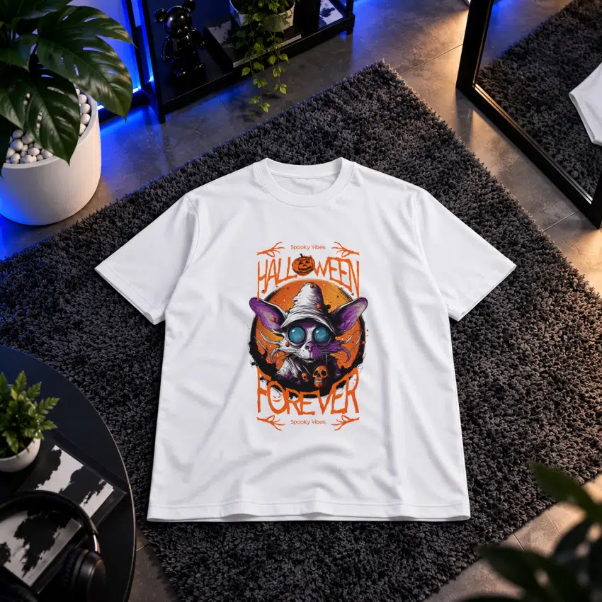 تیشرت هالووین طرح خفاش Halloween Forever