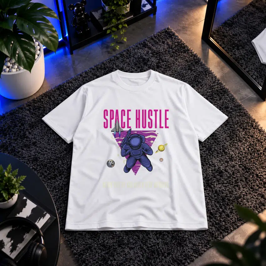 تیشرت فضانورد طرح Space Hustle