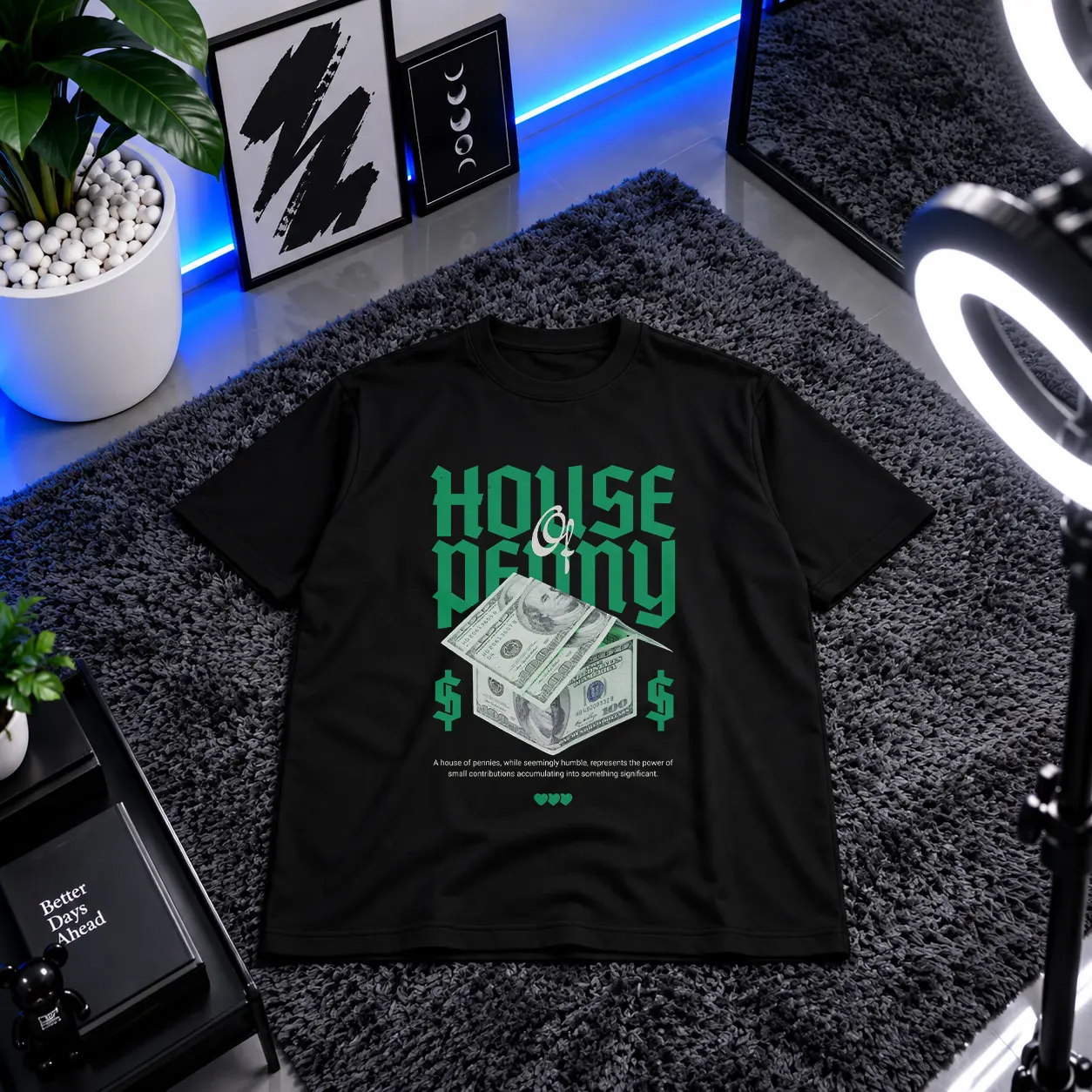 تیشرت پول طرح House Of Penny کد 21506