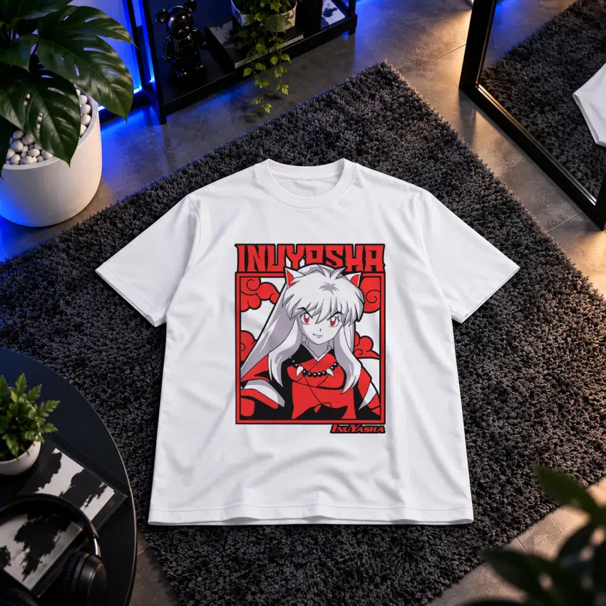 تیشرت انیمه اینویاشا طرح پرتره (Inuyasha)