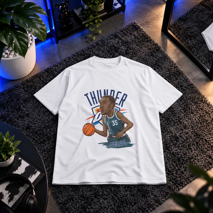 تیشرت کوین دورنت طرح اوکلاهما تاندر (Kevin Durant)